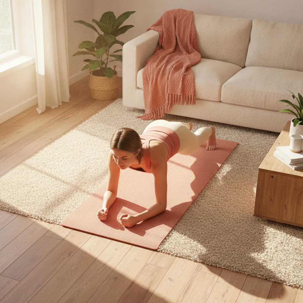Woman following the FlexaRise weekly schedule